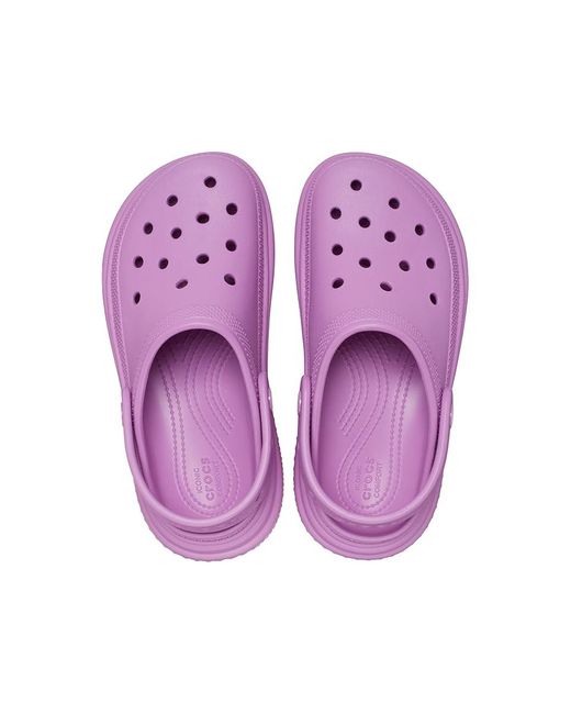 CROCSTM Purple Stomp Clog Shoes 9
