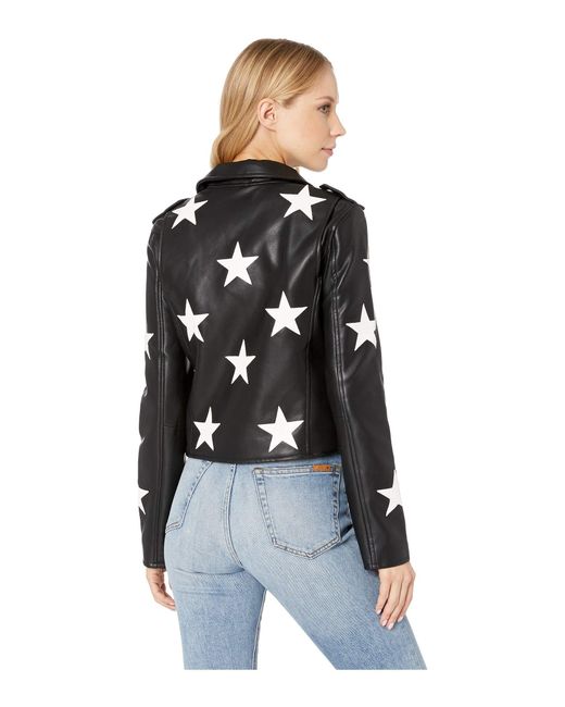Blank NYC Black And White Star Jacket In The End Game Lyst