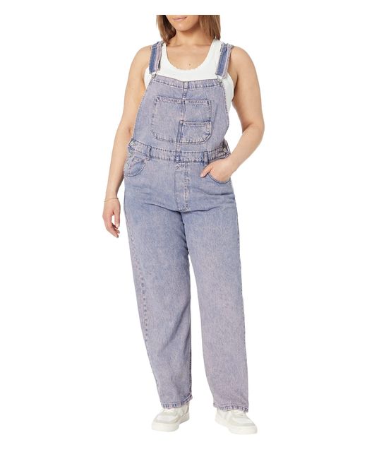 Free People We The Free Ziggy Denim Overalls in Blue Lyst Free People We The Free Ziggy Denim Overalls in Blue Lyst