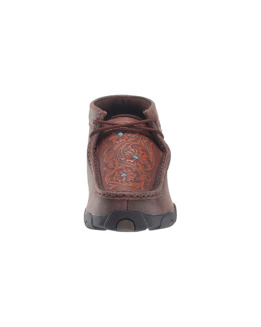 Twisted X Brown Wdm0081 (/Tooled Flowers) Boots