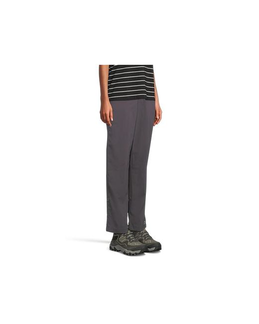 L.L. Bean Black Access Trail Straight Leg Pants Outerwear, Nylon/Spandex