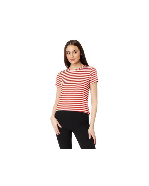 Vince Camuto Black Yd Polished Knit T-Shirts Clothing, Polyester/Rayon