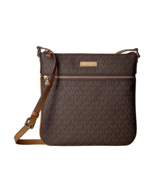 michael kors large flat crossbody