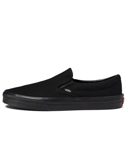 Vans Black Classic Slip-On Shoes/ (Canvas) 7