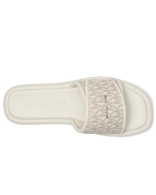 [SALE!!] ★MICHAEL Michael Kors Suki Flat Slide★ サンダル Women's MICHAEL Michael Kors Suki Flat Slide | Zappos.com