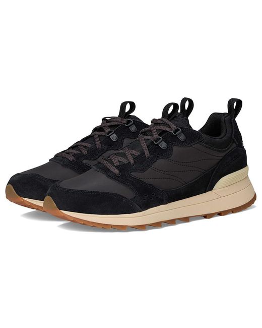Merrell Black Alpine 83 Sneaker Recraft Mxd Lace-Up Boots, Leather/Suede for men