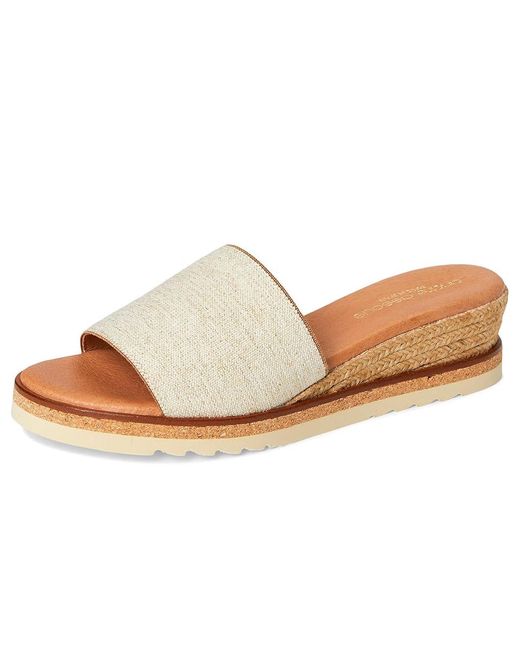 Andre Assous White Nessie Sandals, Textile