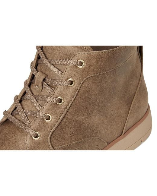 Dr. Scholls Brown Northstar Lace-Up Short Boots Boots, Synthetic