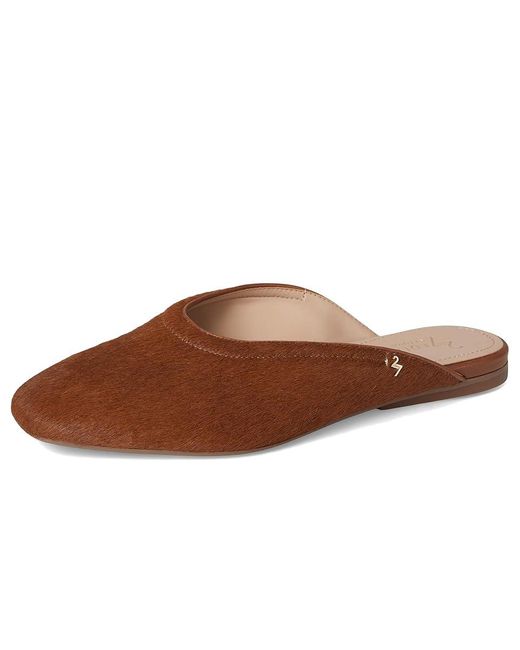 Naturalizer Brown 27 Edit Carla Mule Slippers 7 W (C) Leather/Suede