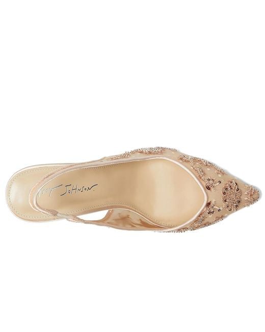 Betsey Johnson Natural Nikki High Heels, Synthetic