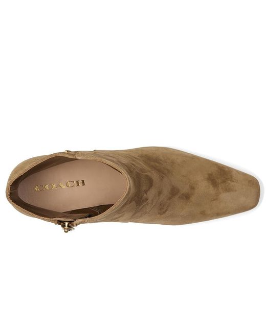 COACH Brown Rebecca Suede Bootie (Cedar) Boots