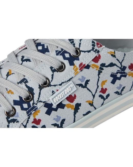 Rocket Dog White Jazzin Lace Up Casual Shoes
