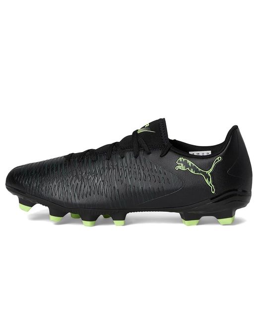 PUMA Black Future 8 Play Firm, Artificial Ground Soccer Cleats Soccer Shoes/Fizzy Light/ Terrain 10.5 D for men