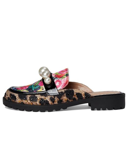 Betsey Johnson Black Norah Flat Shoes, Synthetic