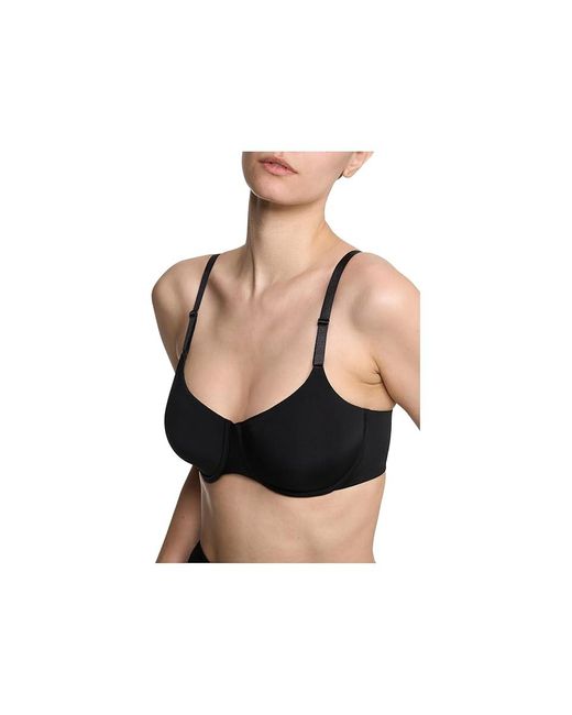 Natori Black Liquid Smooth Shape Underwire Bra, Elastane/Lycra/Nylon