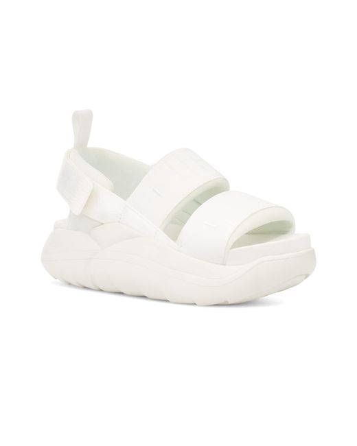 UGG La Cloud Sport Sandal in White Lyst