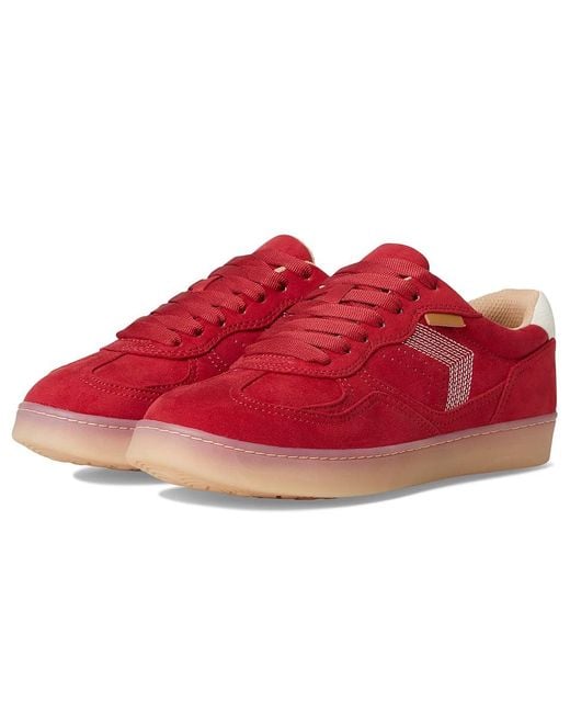 Dr. Scholls Red Right On Lace-Up Shoes Shoes, Faux Leather