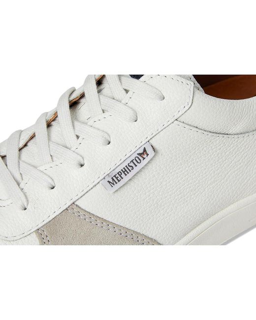 Mephisto White Herwin Lace-Up Boots Eu 44.5 (Us 10.5) D for men