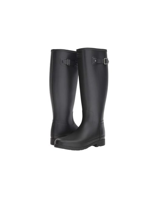 hunter refined matte rain boot