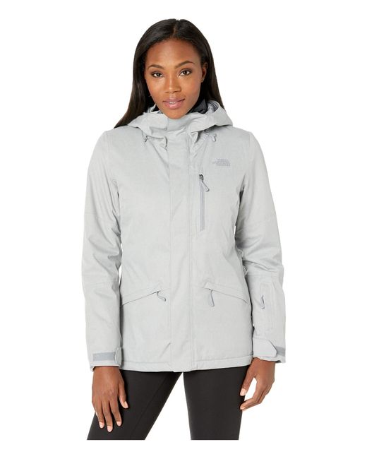 The North Face Gray Thermoball Eco Snow Triclimate Jacket