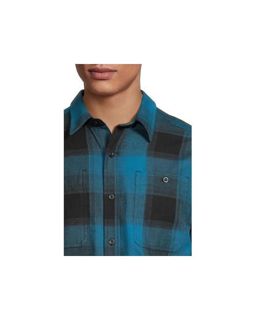The North Face Blue Arroyo Lightweight Flannel Shirt-Plaid T Shirt, Cotton/Twill for men