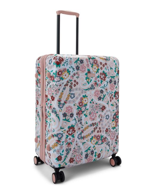 Vera Bradley Synthetic Hardside Rolling Suitcase Luggage Lyst