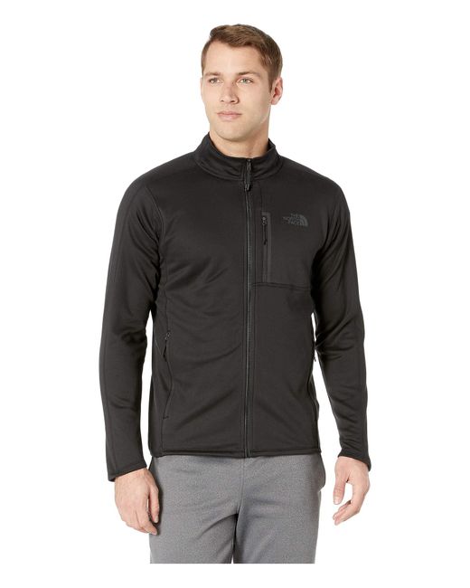 men's the north face canyonlands full zip black
