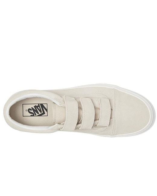 Vans White Old Skool V Skate Shoes 7.5