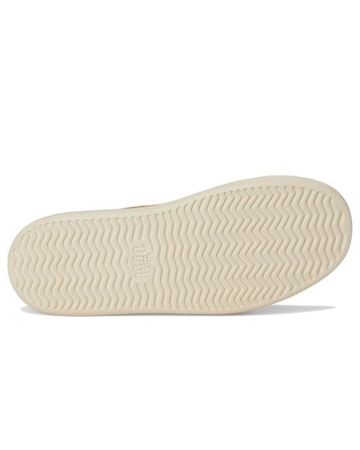 HeyDude Natural Austin Lift Classic Shoes, Suede