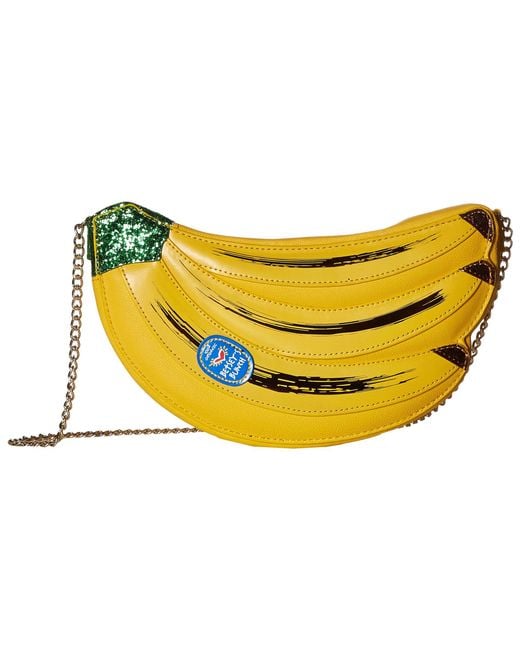 Betsey Johnson Yellow Let's Split Banana (multi) Handbags