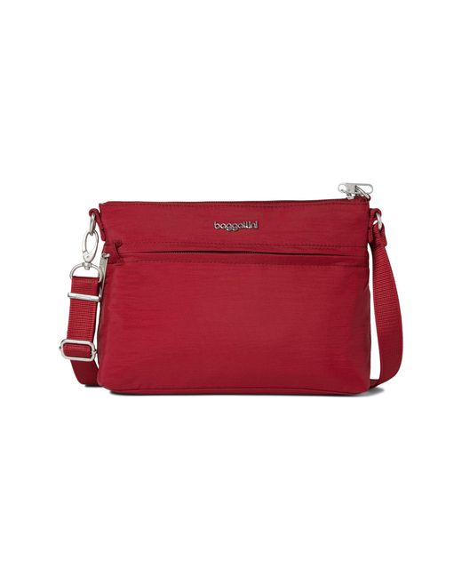 Baggallini Synthetic Antitheft Memento Crossbody in Red Lyst
