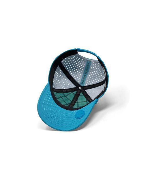 Melin Blue Hydro A-Game Links Baseball Caps, Polyester/Spandex