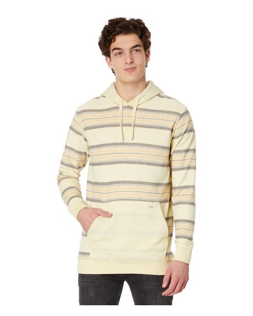 Rip Curl Surf Revival Line Up Pullover Hoodie in Natural for Men