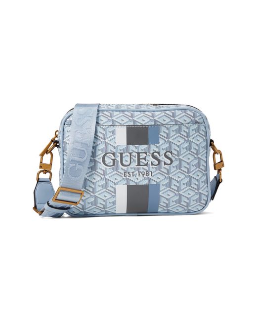 Guess Vikky Camera Bag in Blue Lyst