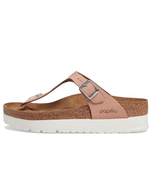 Birkenstock Brown Papillio By Gizeh Platform Sandal