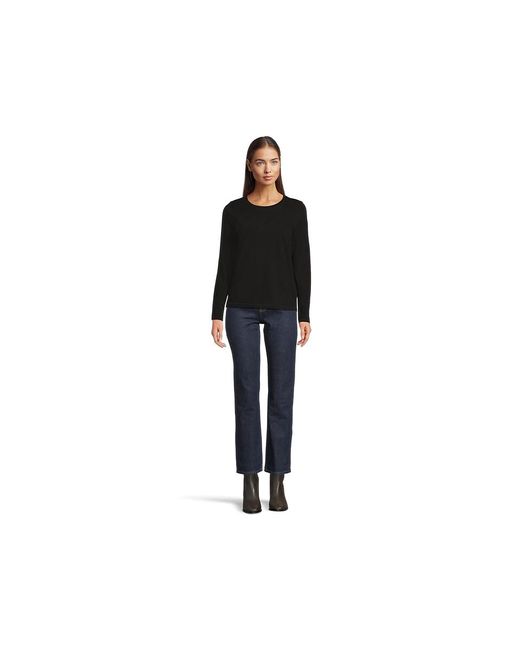 Madewell Black Northside Long Sleeve T-Shirts Clothing Xl 14-16) Cotton