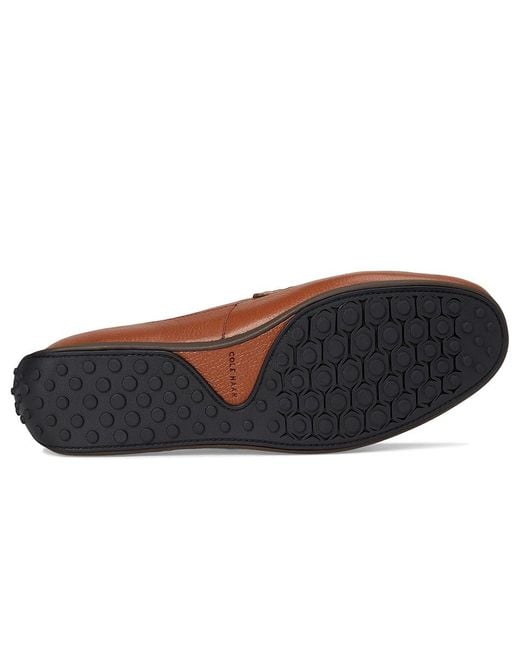 Cole Haan Brown Hill Grand Venetian Driving Loafers Slip On Shoes British Tan/Java/ 11 D for men