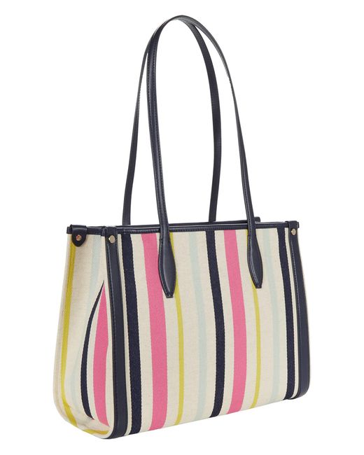 Kate Spade Market Breezy Stripe Medium Tote | Lyst