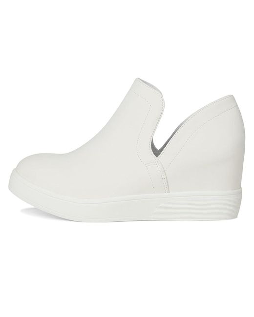 Journee Collection White Cardi Shoes, Faux Leather