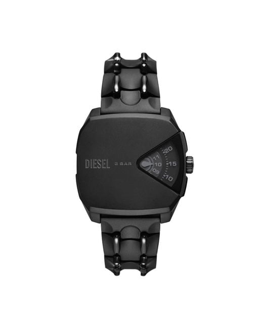 DIESEL Black D.v.a. Three-hand Stainless Steel Watch - Dz2171 for men