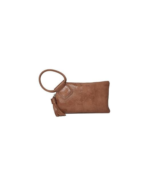 Hobo International White Sable Wristlet Wallet, Leather