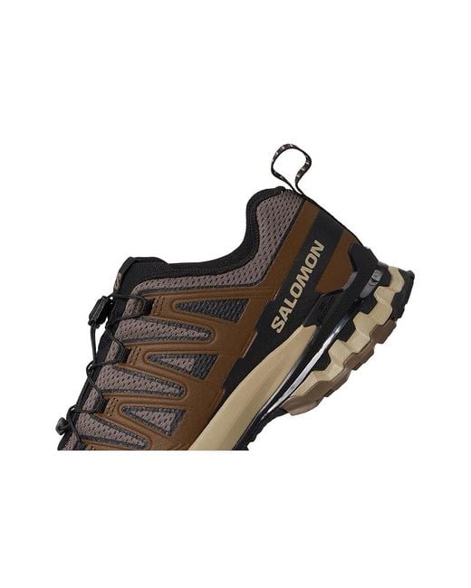 Salomon Black Xa Pro 3D Running Shoes Falcon/Desert Tan/ Synthetic for men