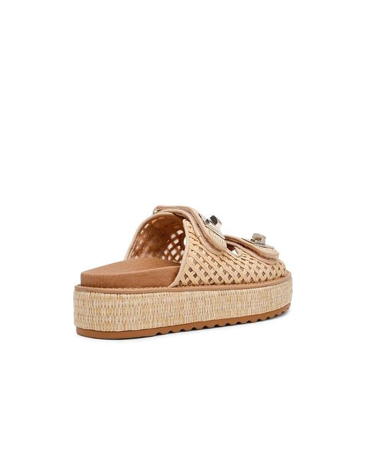 Steve Madden Natural Bigschmona Sandals, Suede