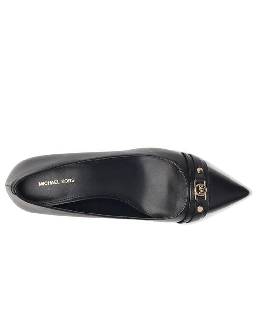 MICHAEL Michael Kors Black Mandy Flex Kitten Pump Shoes