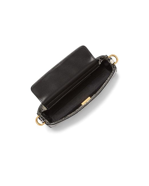MICHAEL Michael Kors Metallic Bryant Small Convertible Crossbody Bag Cross Body Handbags, Leather