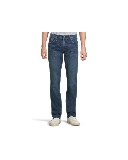 PAIGE Black Federal Transcend Vintage Slim Straight Fit Jeans Jeans, Cotton/Denim/Polyester for men