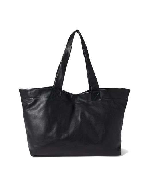 Madewell Leather The Piazza Oversized Tote in Black | Lyst