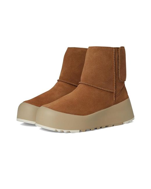 Ugg Brown Classic Streetscape Boots Chestnut/Mustard Seed 6 B