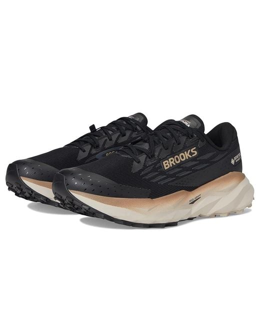 Brooks Black Cascadia 19 Gtx(R) Running Shoes/Ebony/Chateau 7 D for men