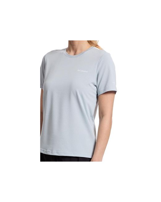 Columbia Black Wild Springstm Short Sleeve Clothing, Elastane/Polyester